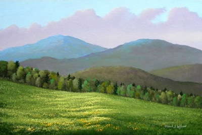 Forest Edge In Spring, oil painting by Frank Wilson