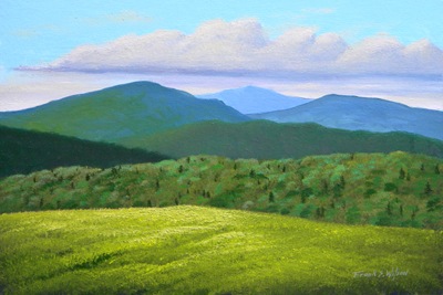 High Pasture,  oil painting by Frank Wilson