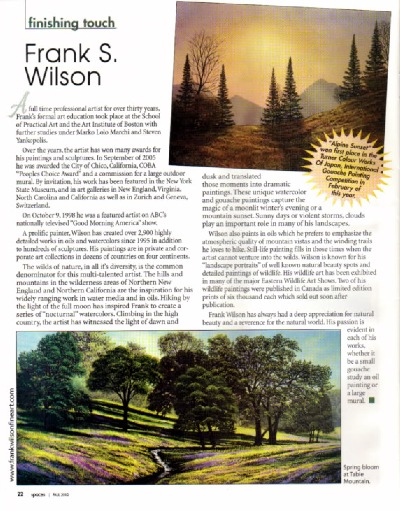 Frank Wilson Featured In Northern California Spaces Magazine
