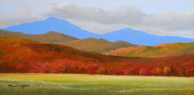 "Vermont Autumn Vista" oil painting by Frank Wilson