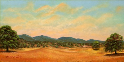 "Foothills"  oil painting by Frank Wilson