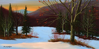 "Last Light Of Day" oil painting by Frank Wilson