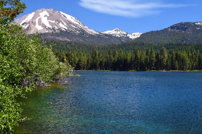 "Manzanita Lake Mount Lassen" photograph by Frank Wilson