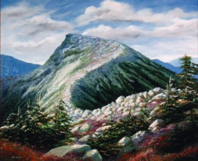 landscape painting, Mountain Ridge, oil painting by Frank Wilson
